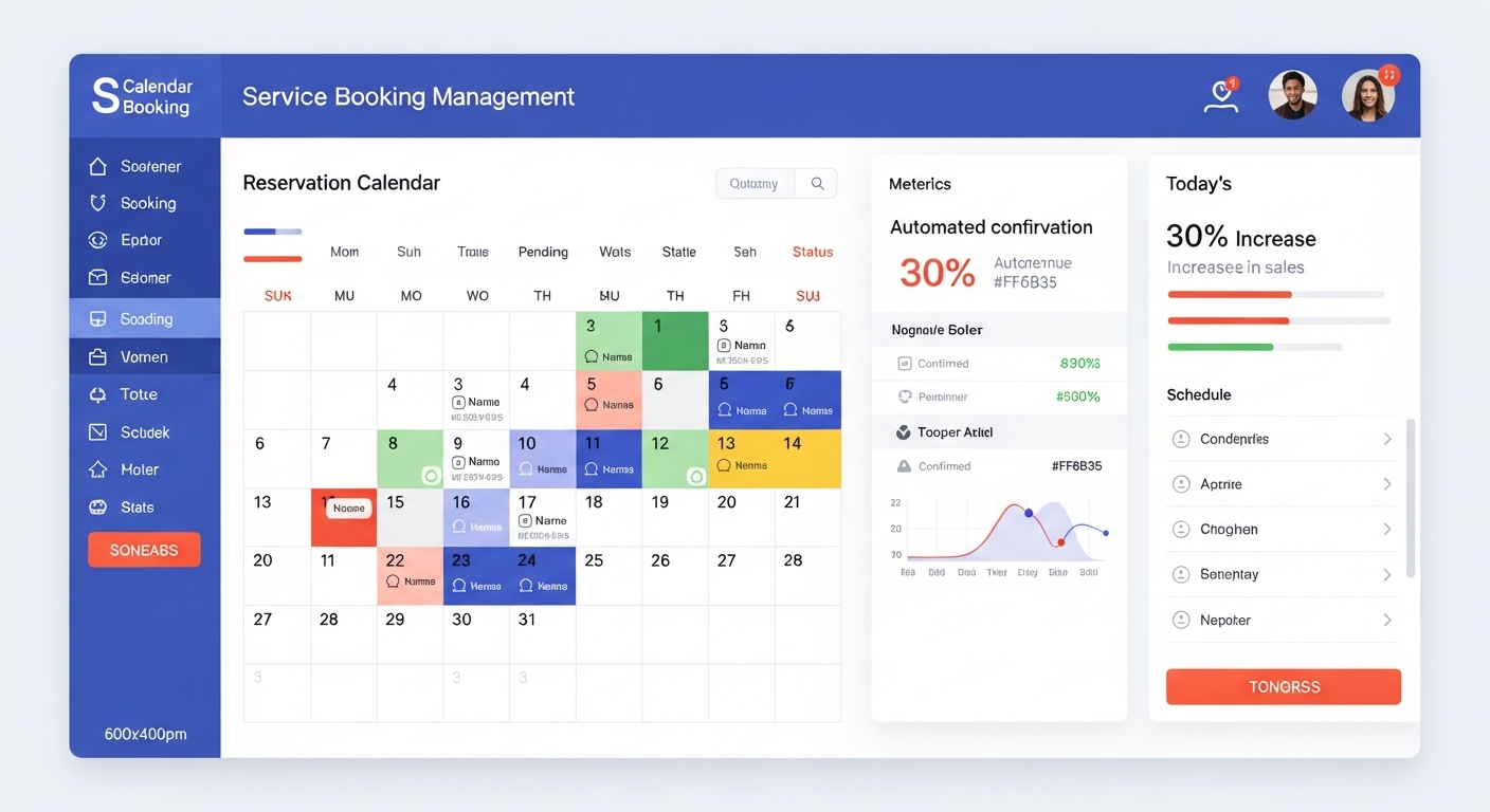 予約管理システム画面