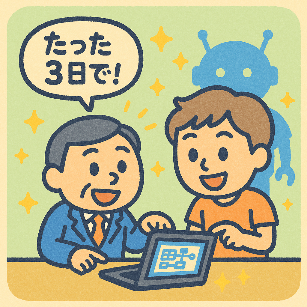 システム開発中